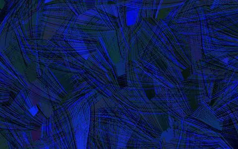 Light BLUE vector background with abstract shapes. Stock Illustration