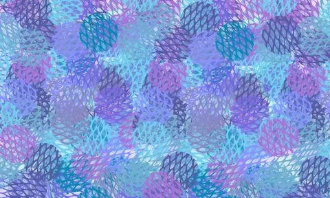 Light blue vector background with abstract shapes. Stock Illustration