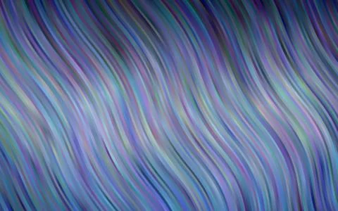 Light BLUE vector background with bent ribbons. 스톡 일러스트