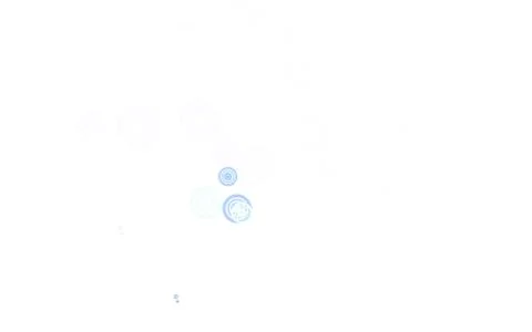 Light BLUE vector background with bubbles. Stock Illustration