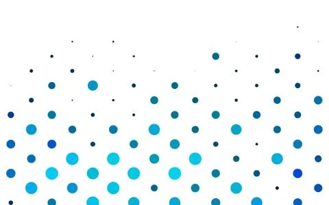 Light BLUE vector background with bubbles. Stock Illustration