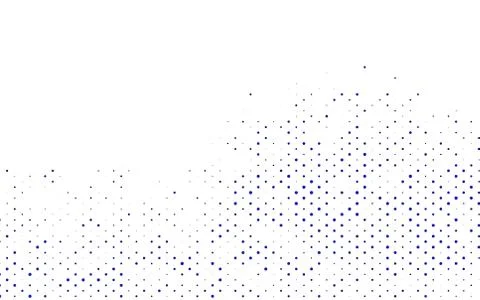 Light BLUE vector background with bubbles. Stock Illustration