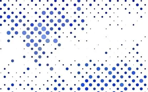 Light BLUE vector background with bubbles. Stock Illustration