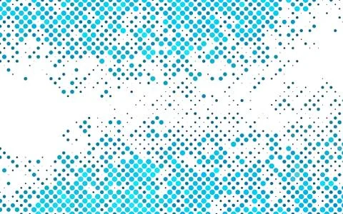 Light BLUE vector background with bubbles. Stock Illustration