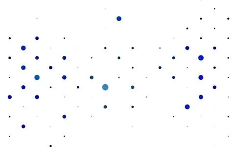 Light BLUE vector background with bubbles. 스톡 일러스트