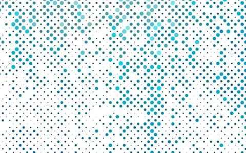 Light BLUE vector background with bubbles. 스톡 일러스트