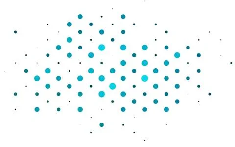 Light BLUE vector background with bubbles. 스톡 일러스트