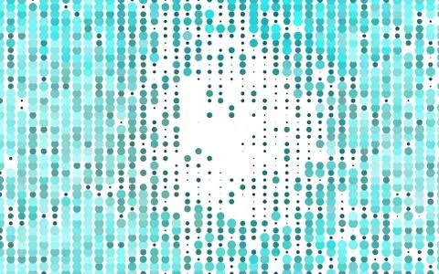 Light BLUE vector background with bubbles. Stock Illustration