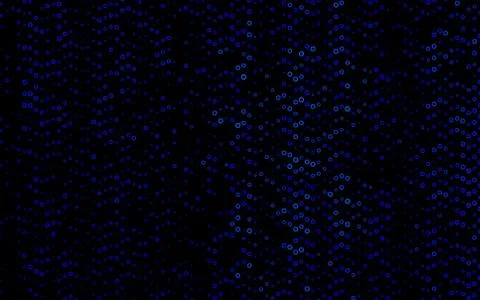 Light BLUE vector background with bubbles. Stock Illustration