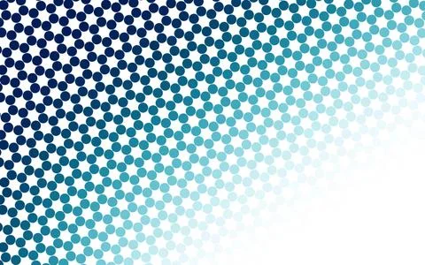 Light BLUE vector background with bubbles. Illustrazione stock