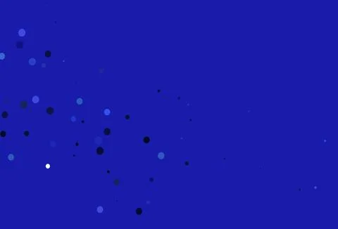 Light BLUE vector background with bubbles. Illustrazione stock