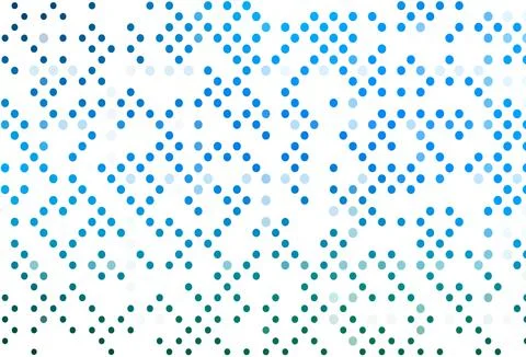 Light BLUE vector background with bubbles. Illustrazione stock