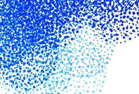 Light BLUE vector background with bubbles. Stock Illustration