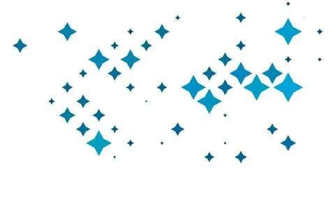 Light BLUE vector background with colored stars. Stock Illustration