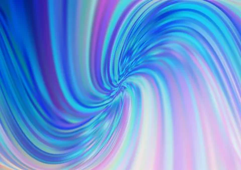 Light BLUE vector background with curved circles. 스톡 일러스트