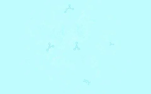 Light BLUE vector background with forms of artificial intelligence. Illustrazione stock