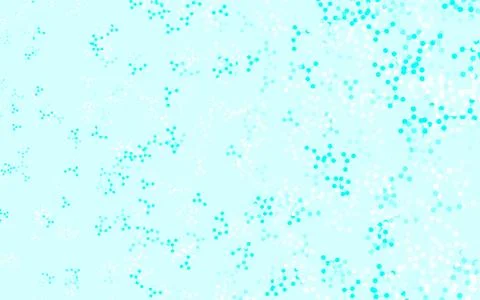Light BLUE vector background with forms of artificial intelligence. 库存插图