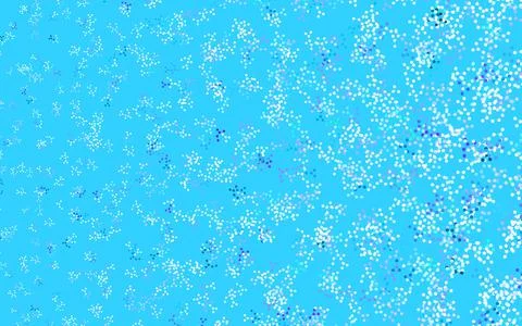 Light BLUE vector background with forms of artificial intelligence. Illustrazione stock