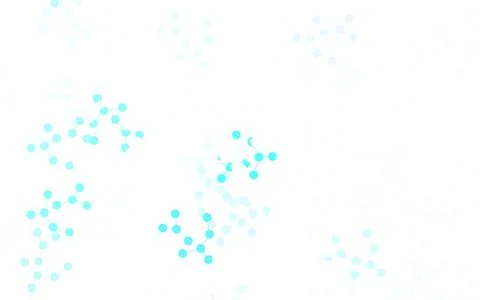Light BLUE vector background with forms of artificial intelligence. Illustrazione stock