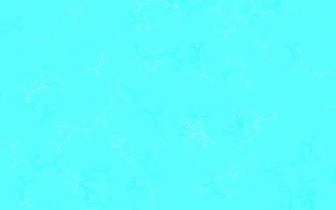 Light BLUE vector background with forms of artificial intelligence. Stock Illustration