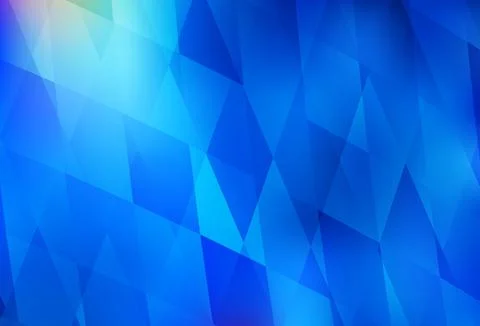 Light BLUE vector background in polygonal style. Stock-Illustration