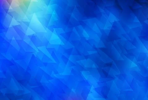 Light BLUE vector background in polygonal style. Stock-Illustration