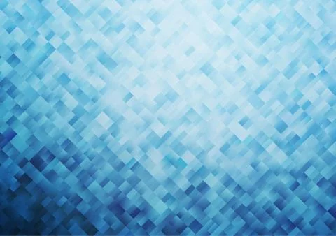 Light BLUE vector background with rectangles. Stock Illustration