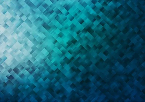 Light BLUE vector background with rectangles. Illustrazione stock