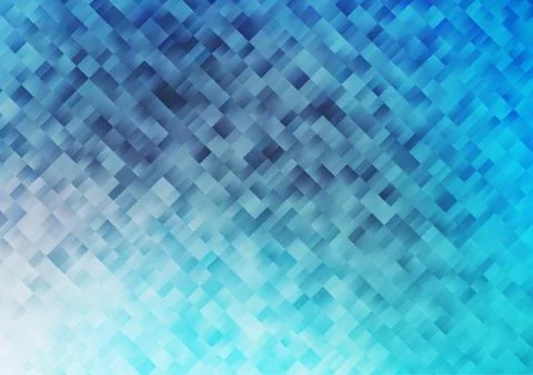 Light BLUE vector background with rectangles. Ilustración de archivo