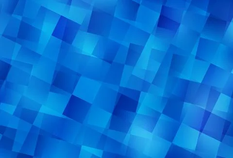 Light BLUE vector background with rectangles. Stock Illustration