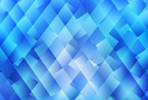 Light BLUE vector background with rectangles. 스톡 일러스트