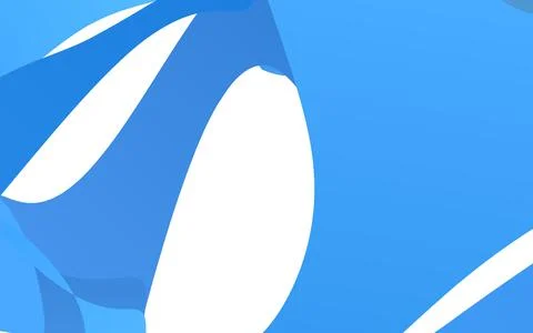 Light BLUE vector blurry arched template. blurred geometric sample with gradi Stock Illustration