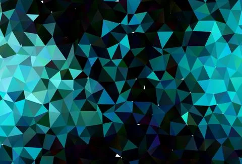 Light BLUE vector blurry triangle pattern. Stock Illustration