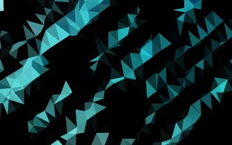 Light BLUE vector blurry triangle texture. Illustrazione stock