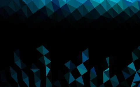 Light BLUE vector blurry triangle texture. Stock-Illustration