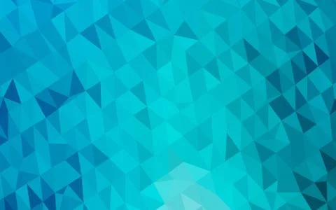 Light BLUE vector blurry triangle texture. Stock Illustration