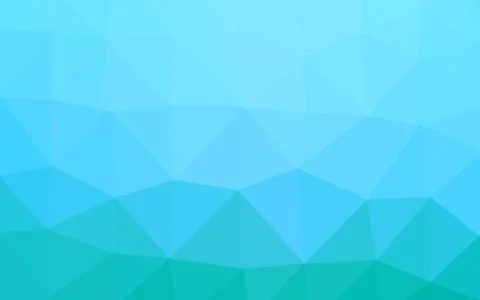 Light BLUE vector blurry triangle pattern. Stock Illustration
