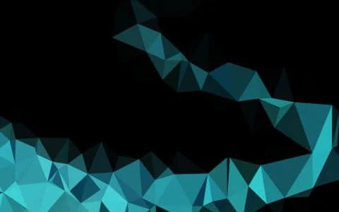 Light BLUE vector blurry triangle pattern. Illustrazione stock