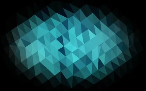 Light BLUE vector blurry triangle pattern. 스톡 일러스트