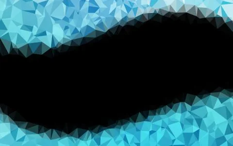 Light BLUE vector blurry triangle pattern. Illustrazione stock