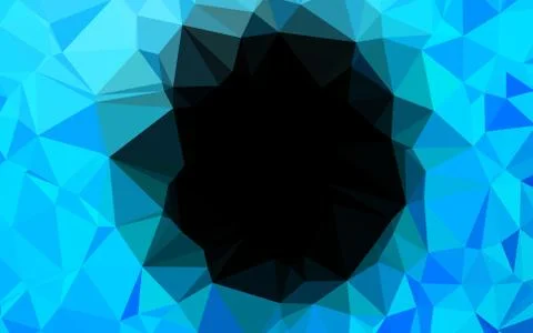 Light BLUE vector blurry triangle pattern. 스톡 일러스트