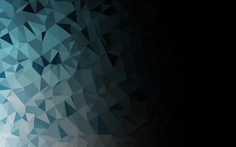 Light BLUE vector blurry triangle pattern. 스톡 일러스트