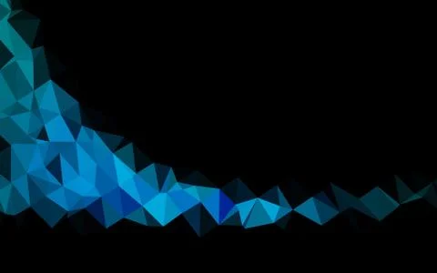 Light BLUE vector blurry triangle texture. Stock Illustration