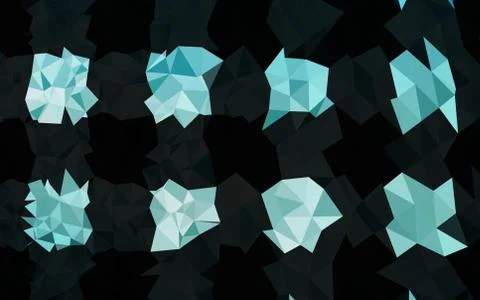 Light BLUE vector blurry triangle pattern. イラスト素材