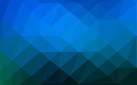 Light BLUE vector blurry triangle pattern. 스톡 일러스트