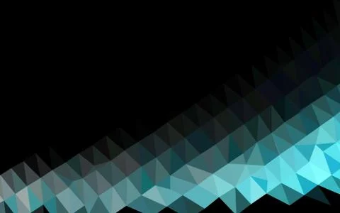 Light BLUE vector blurry triangle pattern. Illustrazione stock