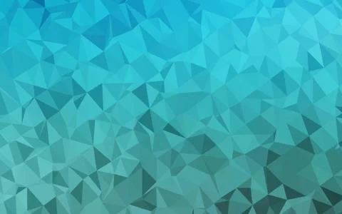 Light BLUE vector blurry triangle pattern. Illustrazione stock