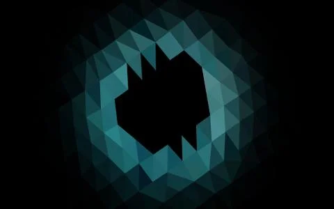 Light BLUE vector blurry triangle texture. Stock Illustration