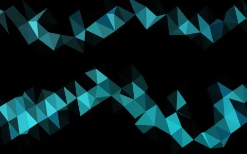 Light BLUE vector blurry triangle pattern. 스톡 일러스트