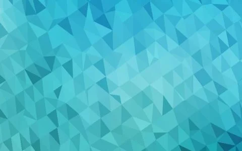 Light BLUE vector blurry triangle pattern. Stock Illustration